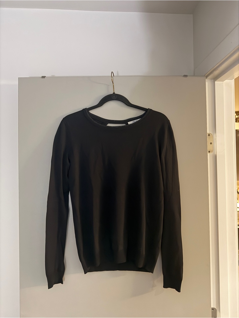 Liu Jo open back crew neck sweater